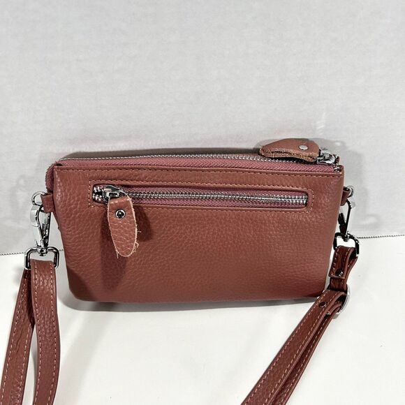 YALUXE Women's Leather Smartphone Crossbody RFID 8" x 5" with XBODY STRAP ONLY - Picture 2 of 5